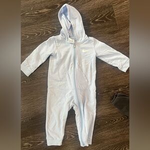 Nike Sky Blue Kids Footie One Piece
